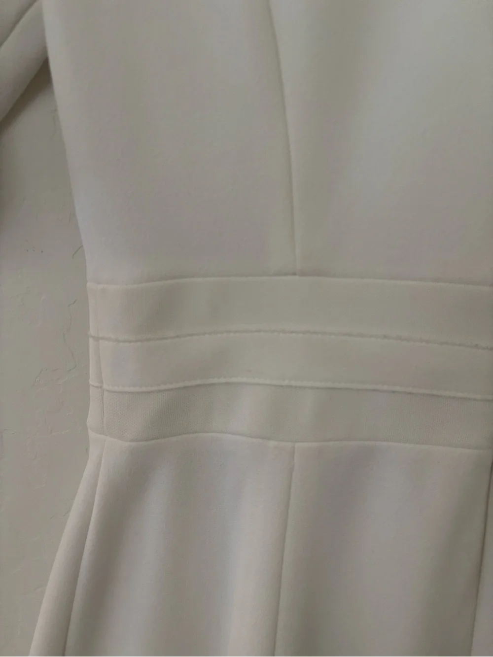Calvin Klein White Fit & Flare Dress Size 2 - Picture 5 of 7